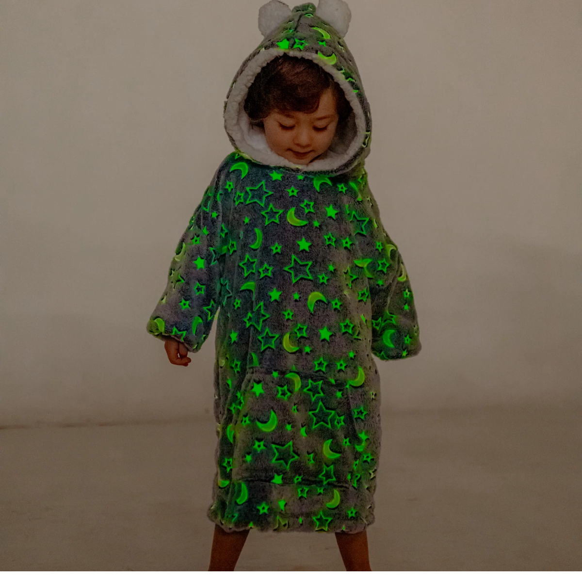 Ruana Mágica Ilumina En La Oscuridad